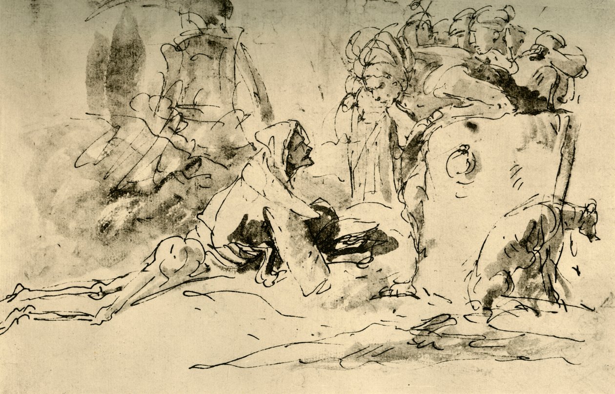 Capriccio, c1740s de Giovanni Battista Tiepolo