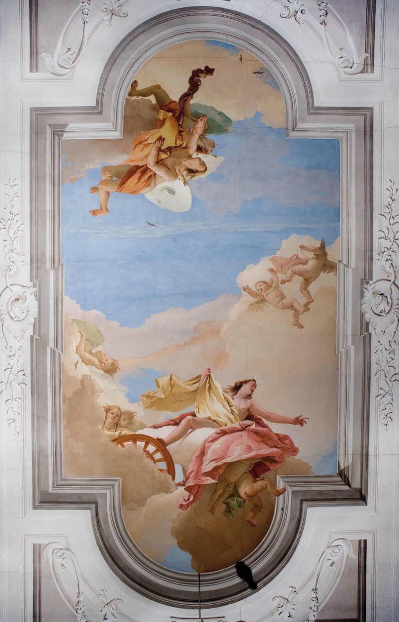 Techo del Vestíbulo en la Palazzina, 1757 de Giovanni Battista Tiepolo