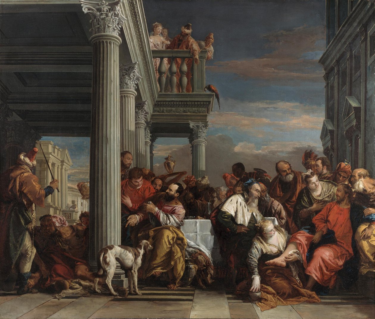 Christus im Haus des Simon des Pharisäers de Giovanni Battista Tiepolo