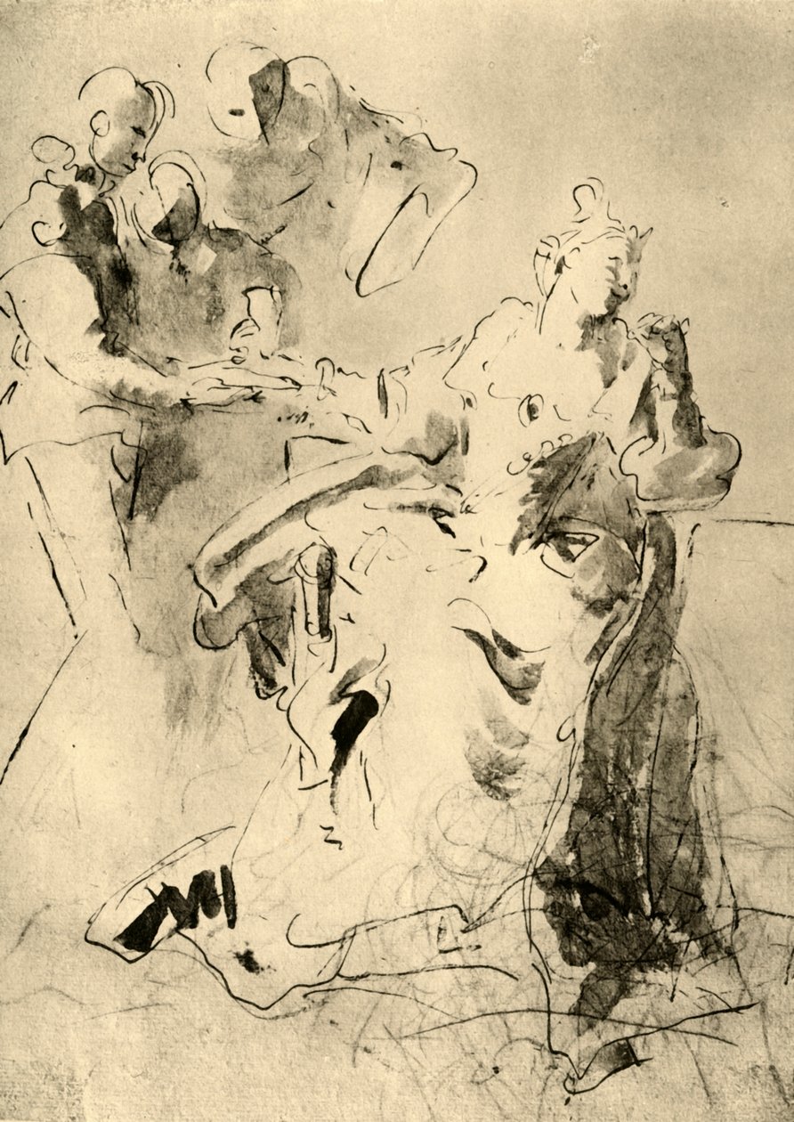 Cleopatra, antes de 1751, 1928 de Giovanni Battista Tiepolo