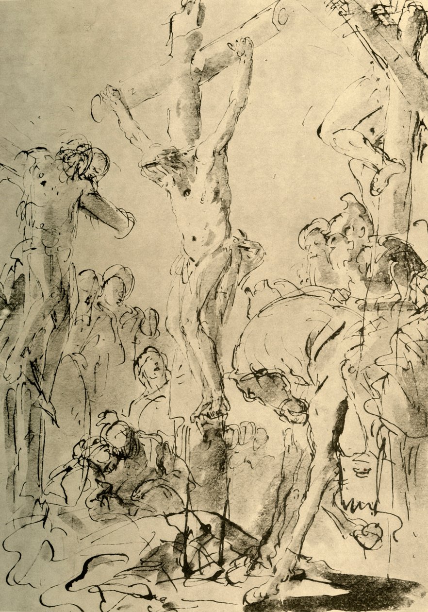 Crucifixión de Giovanni Battista Tiepolo