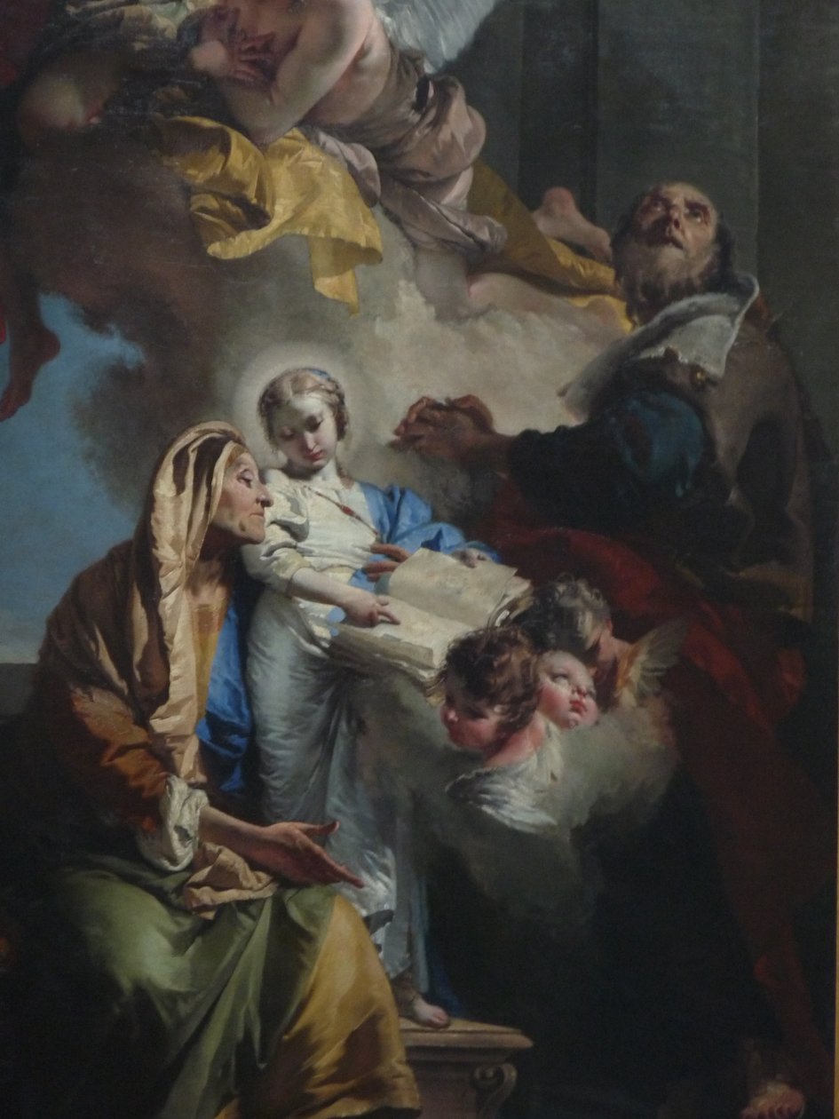 Educación de la Virgen de Giovanni Battista Tiepolo