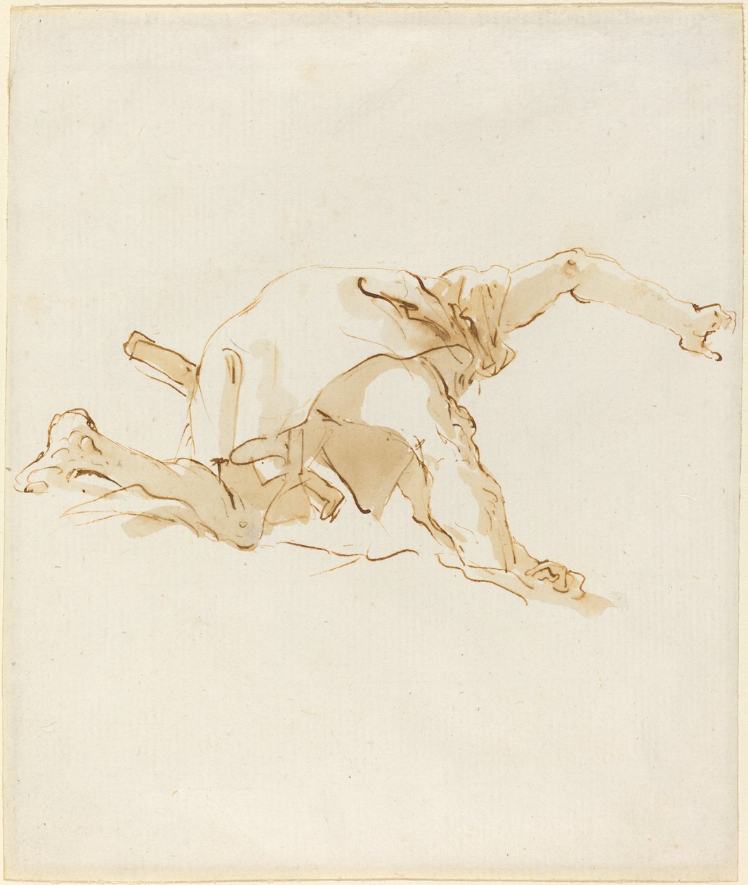 Figura en una nube de Giovanni Battista Tiepolo