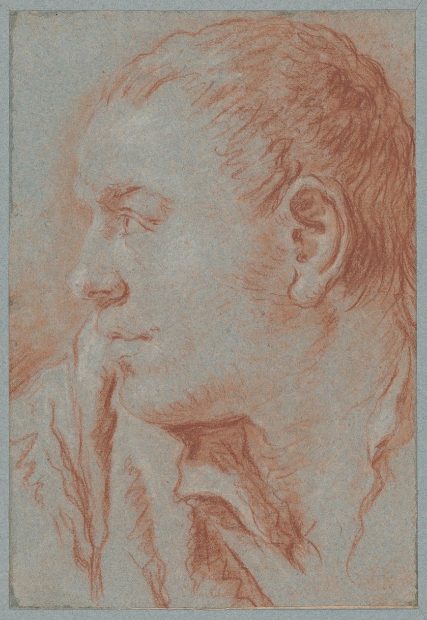 Cabeza de un joven de perfil de Giovanni Battista Tiepolo