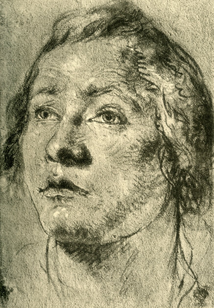 Cabeza de un joven, mediados del siglo XVIII, 1928 de Giovanni Battista Tiepolo