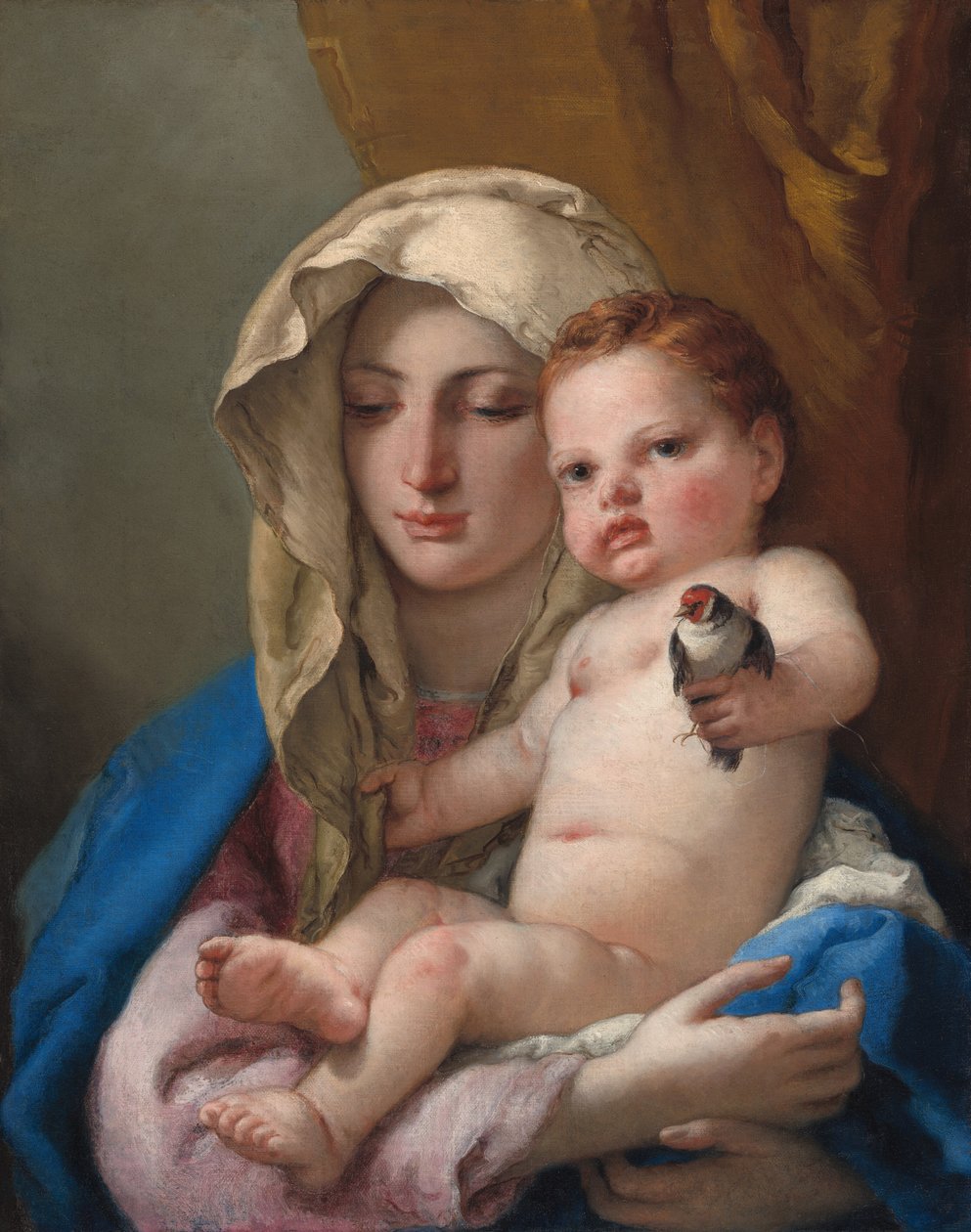 Madonna del jilguero, c. 1767-1770 de Giovanni Battista Tiepolo
