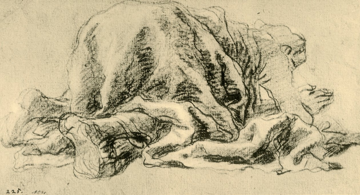 Hombre postrado en oración, 1765-1770, 1928 de Giovanni Battista Tiepolo
