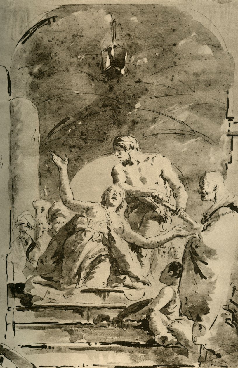 Martirio de S. Giustina de Giovanni Battista Tiepolo