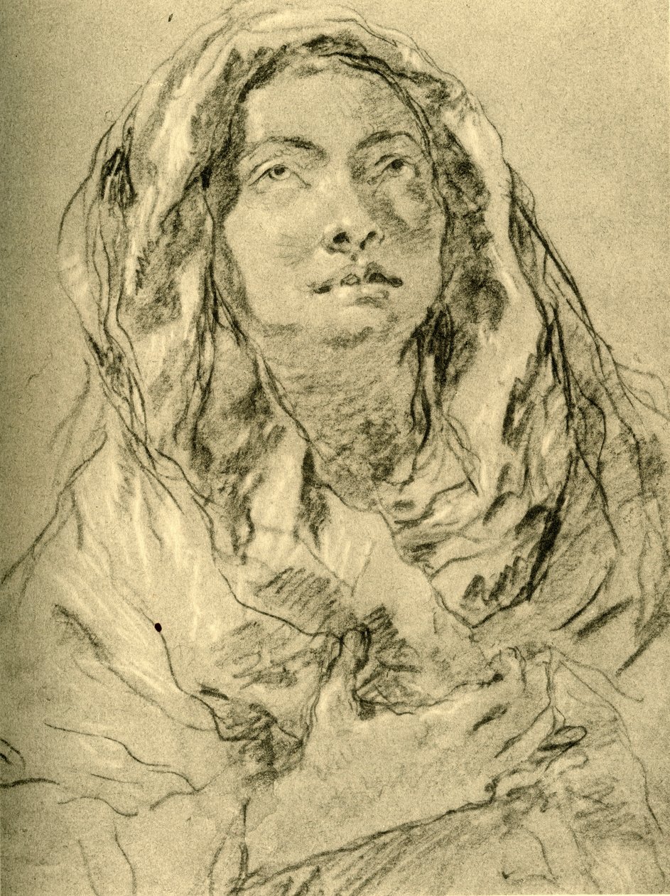 Mater Dolorosa, mediados del siglo XVIII, 1928 de Giovanni Battista Tiepolo