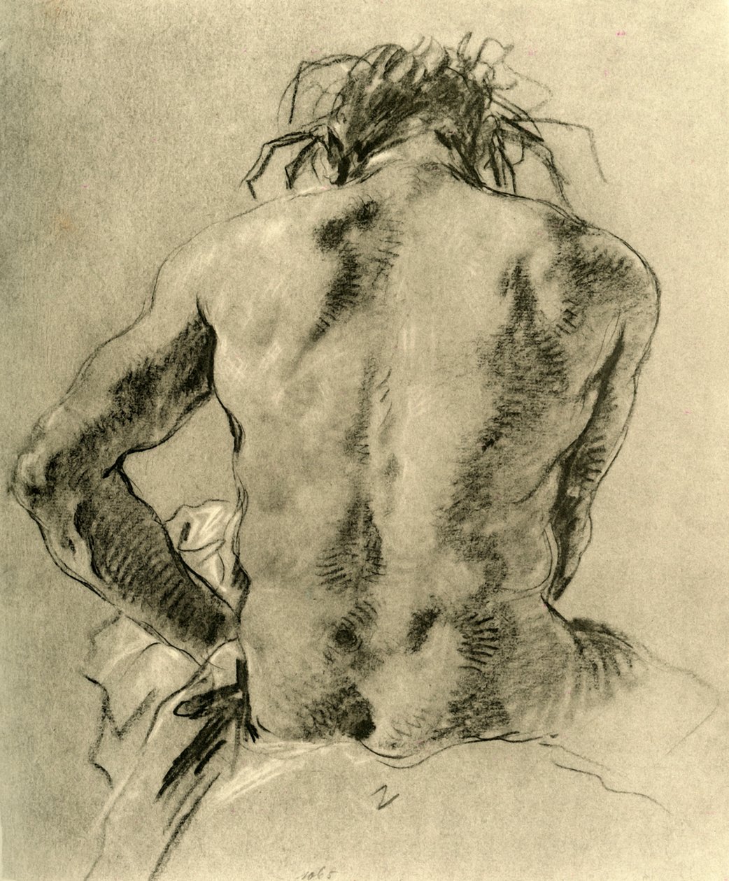 Espalda desnuda, 1751, 1928 de Giovanni Battista Tiepolo