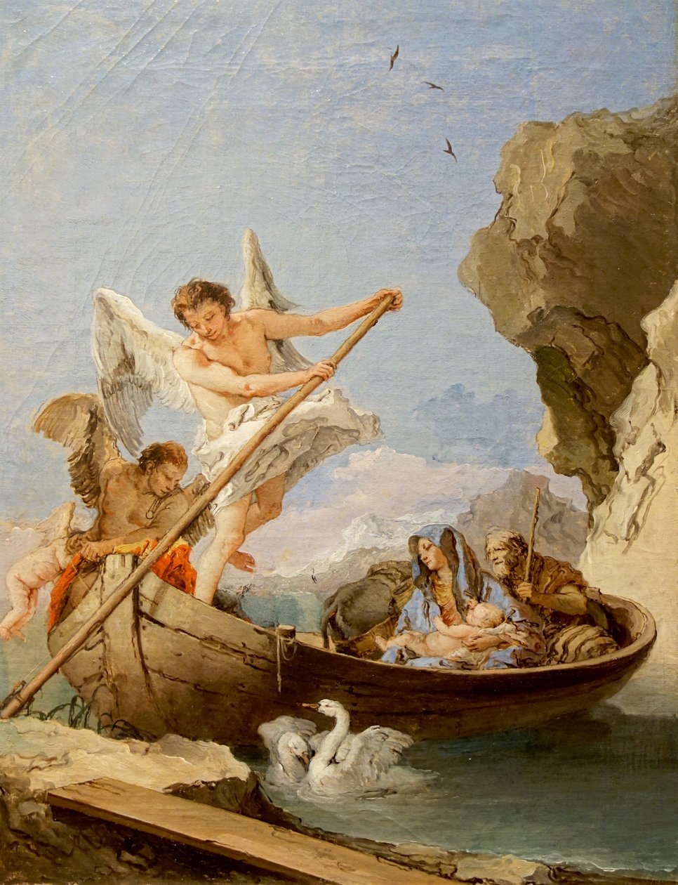 Portugués: Escapada a Egipto Vuelo en Egipto de Giovanni Battista Tiepolo