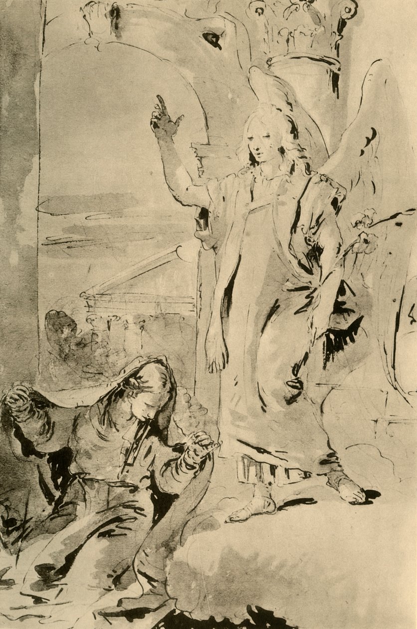 La Anunciación, mediados del siglo XVIII, 1928 de Giovanni Battista Tiepolo