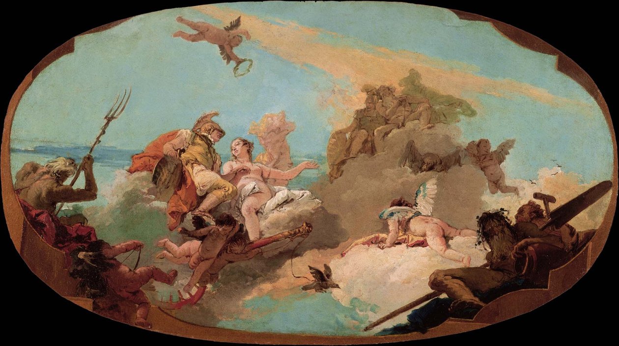 La apoteosis del almirante Vittor Pisani de Giovanni Battista Tiepolo