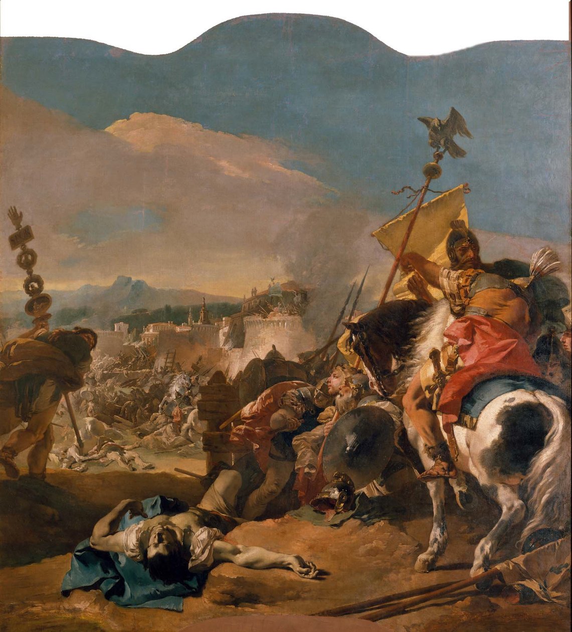 Die Eroberung von Karthago de Giovanni Battista Tiepolo