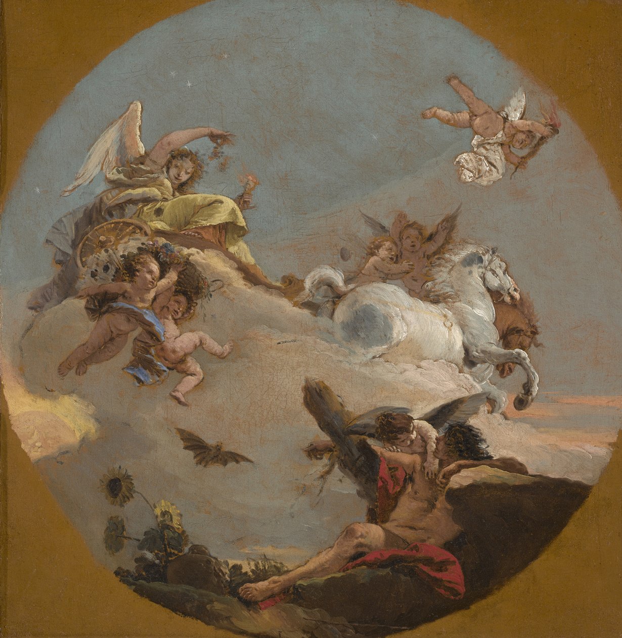 El Carro de Aurora, c.1734 de Giovanni Battista Tiepolo