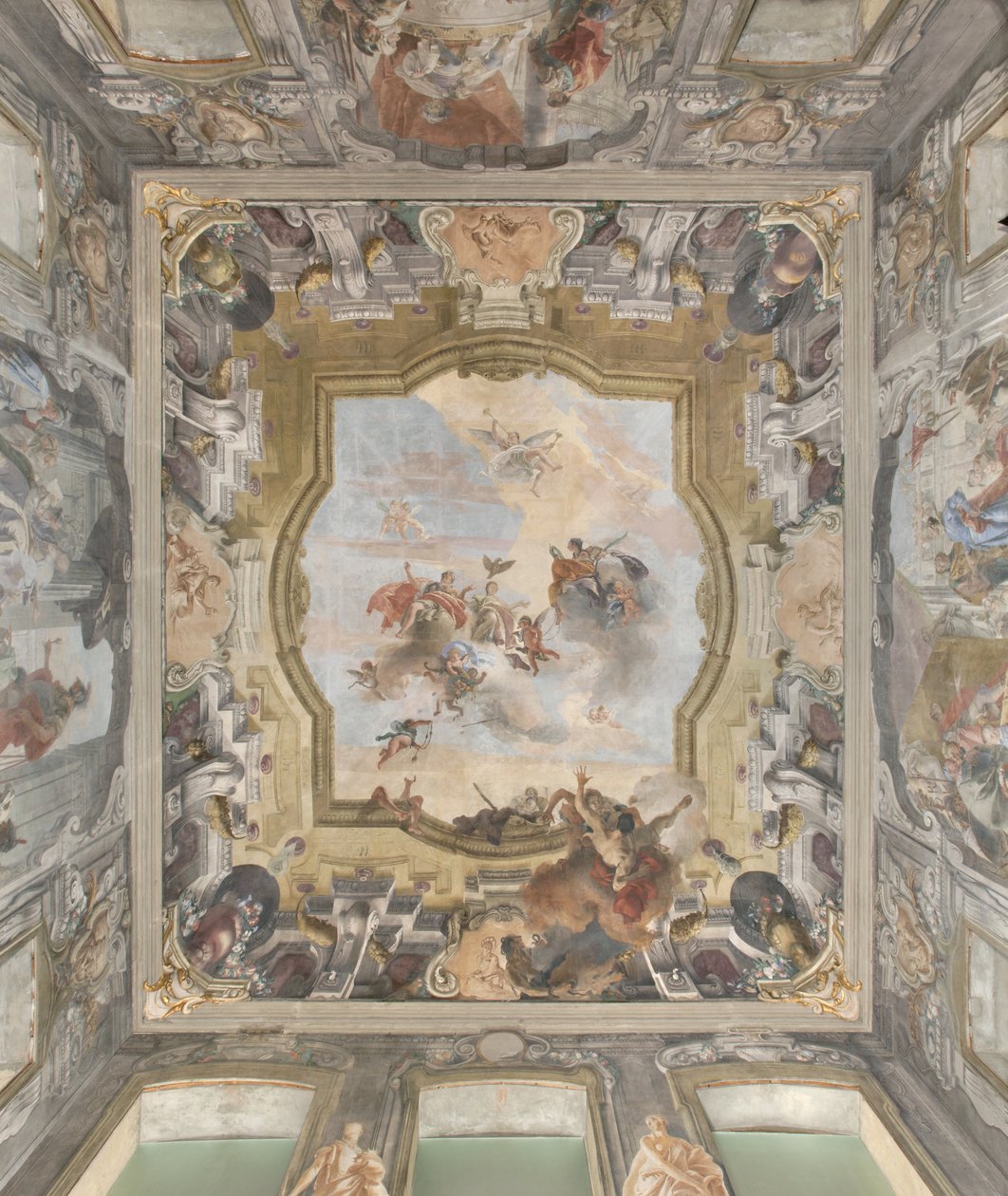 La Caída de los Demonios, Historias de Escipión, detalle, 1731 (detalle) de Giovanni Battista Tiepolo