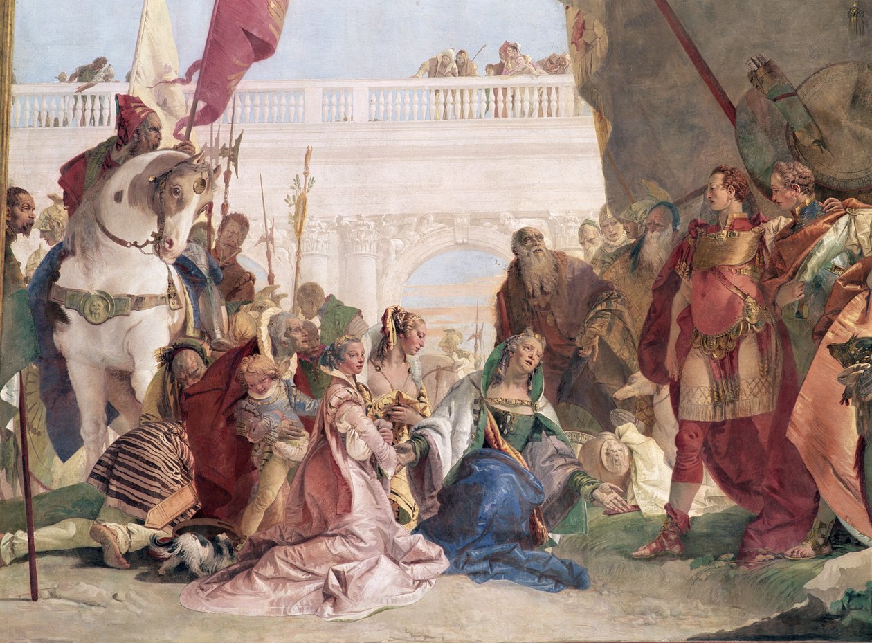 La familia de Darío ante Alejandro de Giovanni Battista Tiepolo