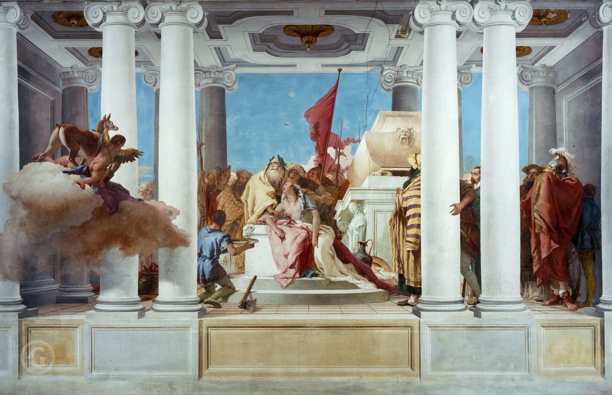 El sacrificio de Ifigenia de Giovanni Battista Tiepolo