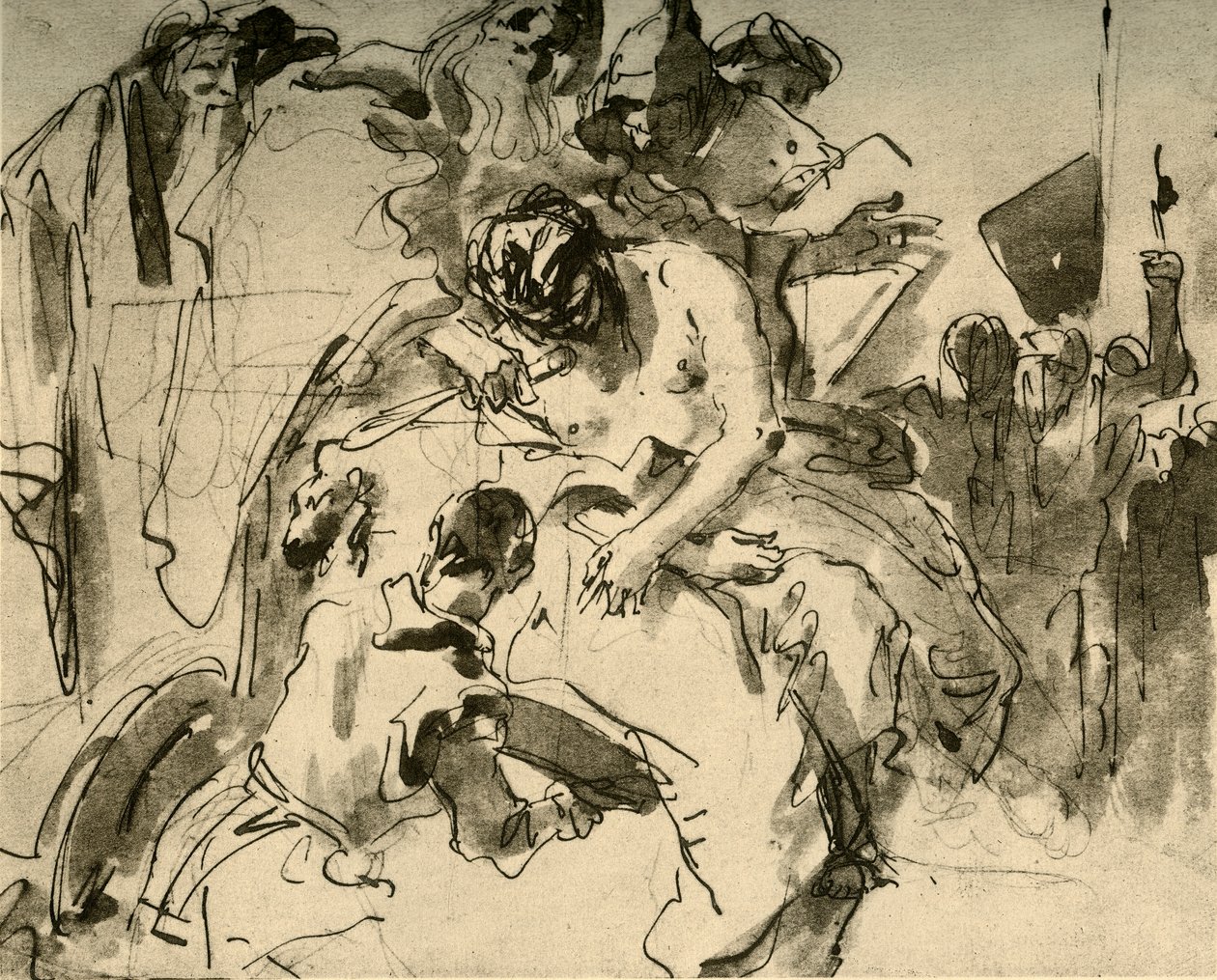 El sacrificio de Ifigenia, c1757 de Giovanni Battista Tiepolo