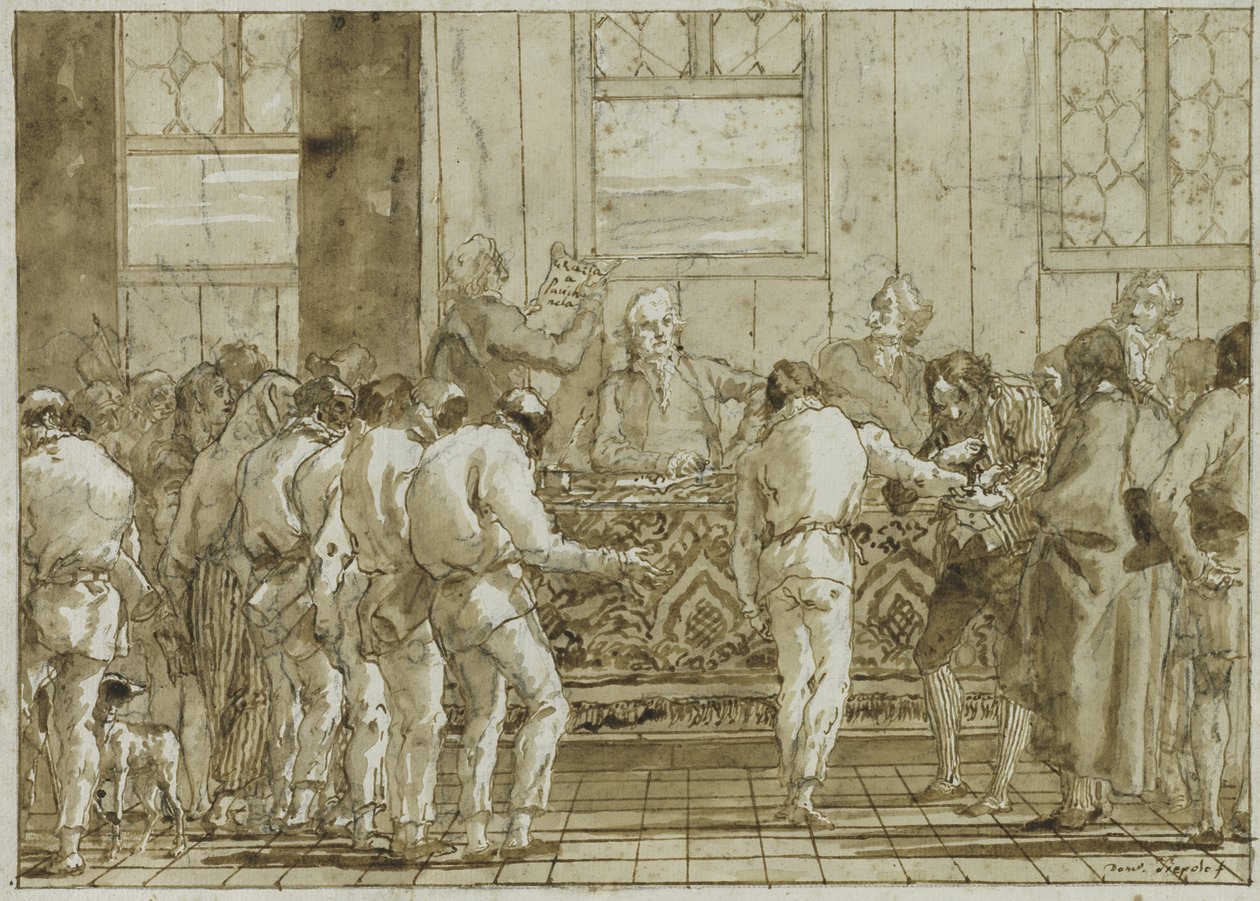 El juicio, c.1790 de Giovanni Battista Tiepolo