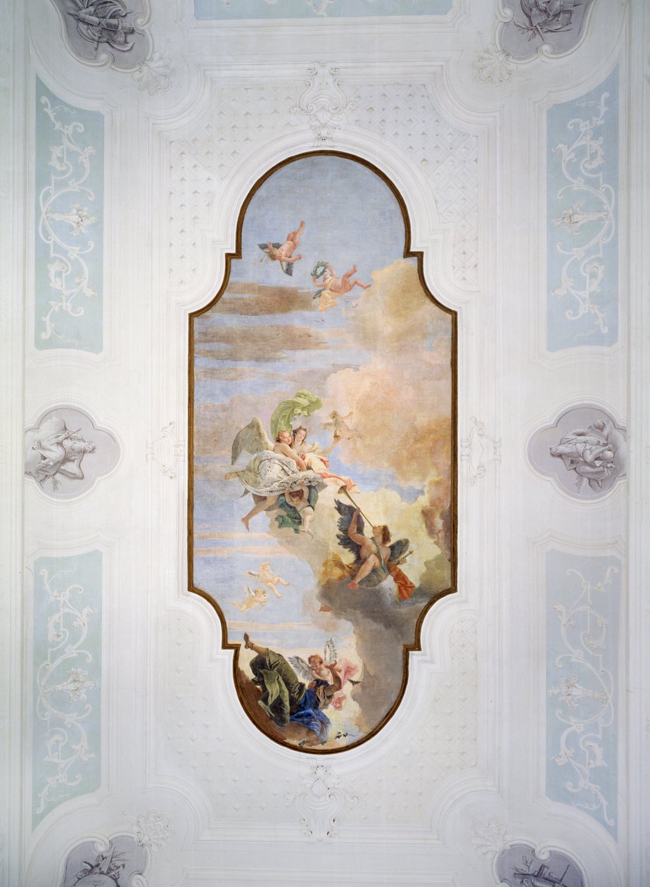 El Triunfo de la Fortaleza y la Prudencia de Giovanni Battista Tiepolo
