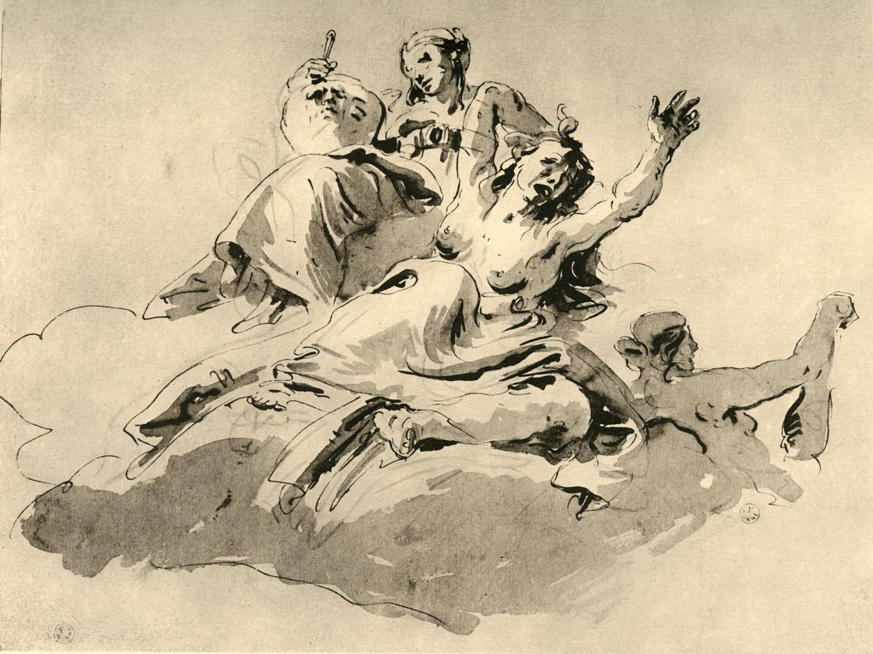 Tres mujeres de Giovanni Battista Tiepolo