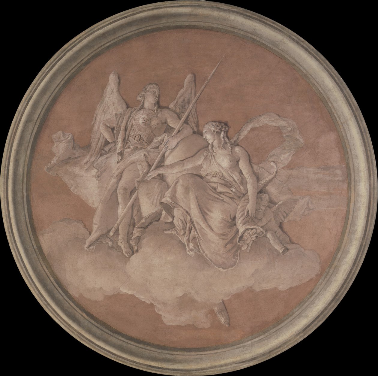 Virtud y Abundancia, 1760 de Giovanni Battista Tiepolo