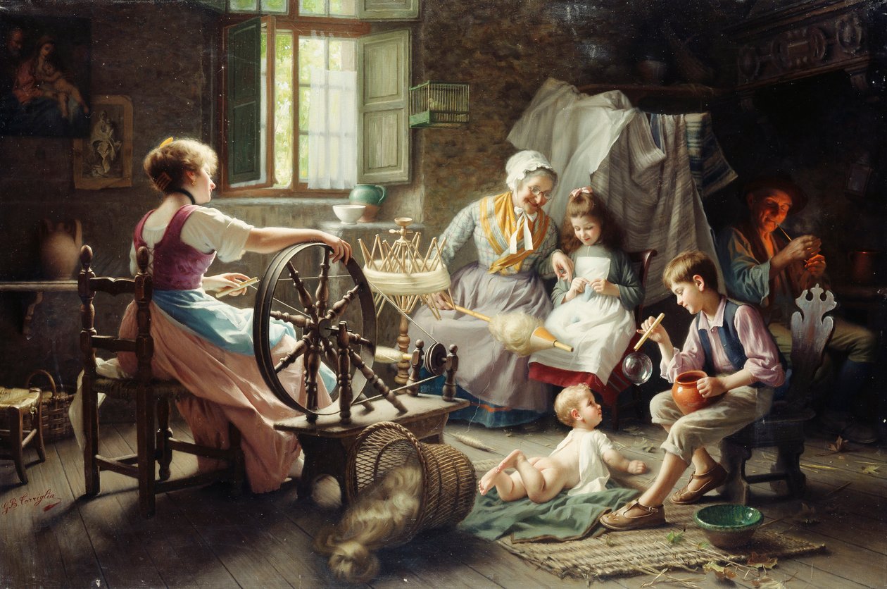 En la rueca de Giovanni Battista Torriglia
