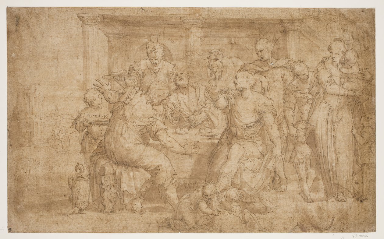 La cena en Emaús de Giovanni Battista Zelotti