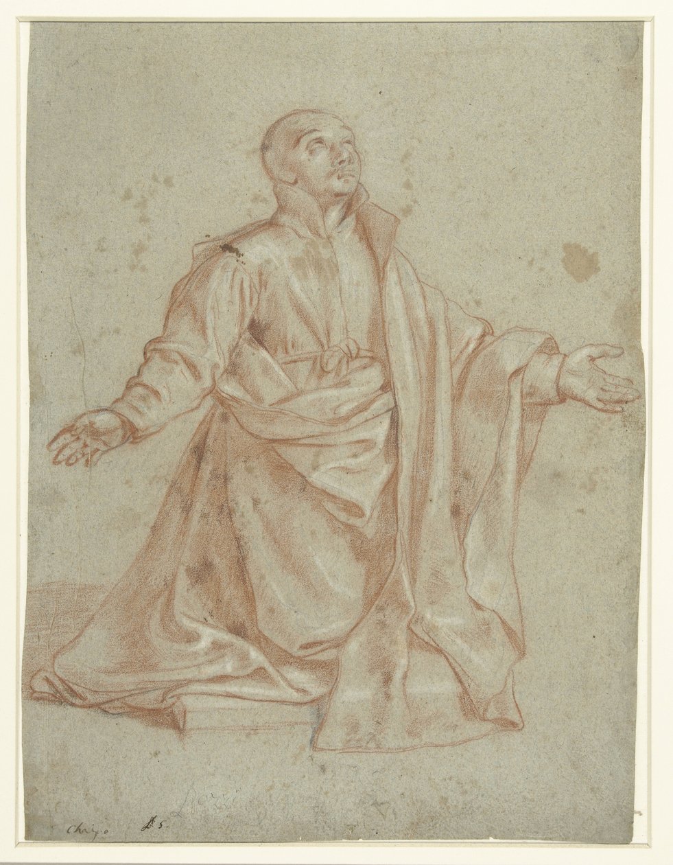 San Ignacio de Loyola, en adoración de Giovanni Battista del Cairo