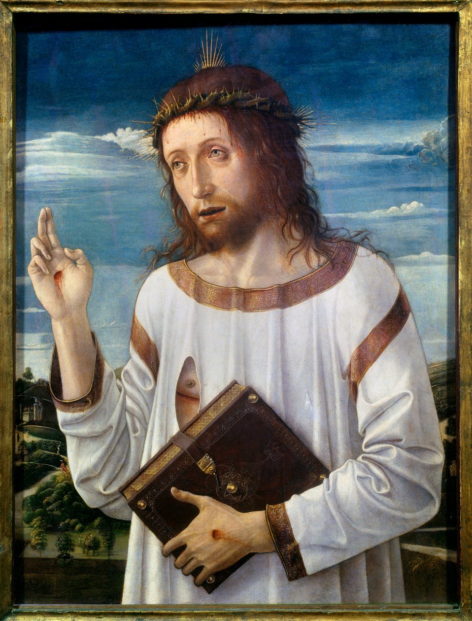 Cristo bendiciendo de Giovanni Bellini