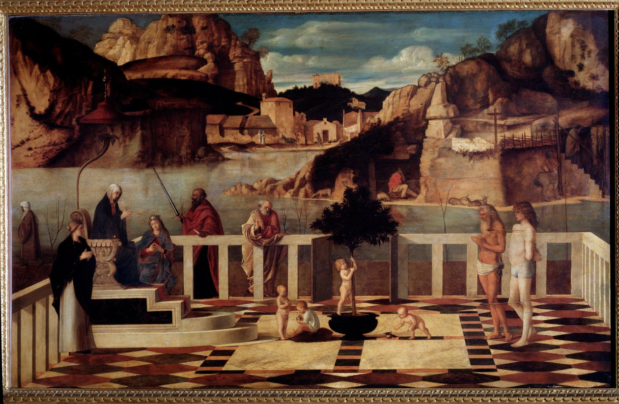 Alegoría sagrada de Giovanni Bellini