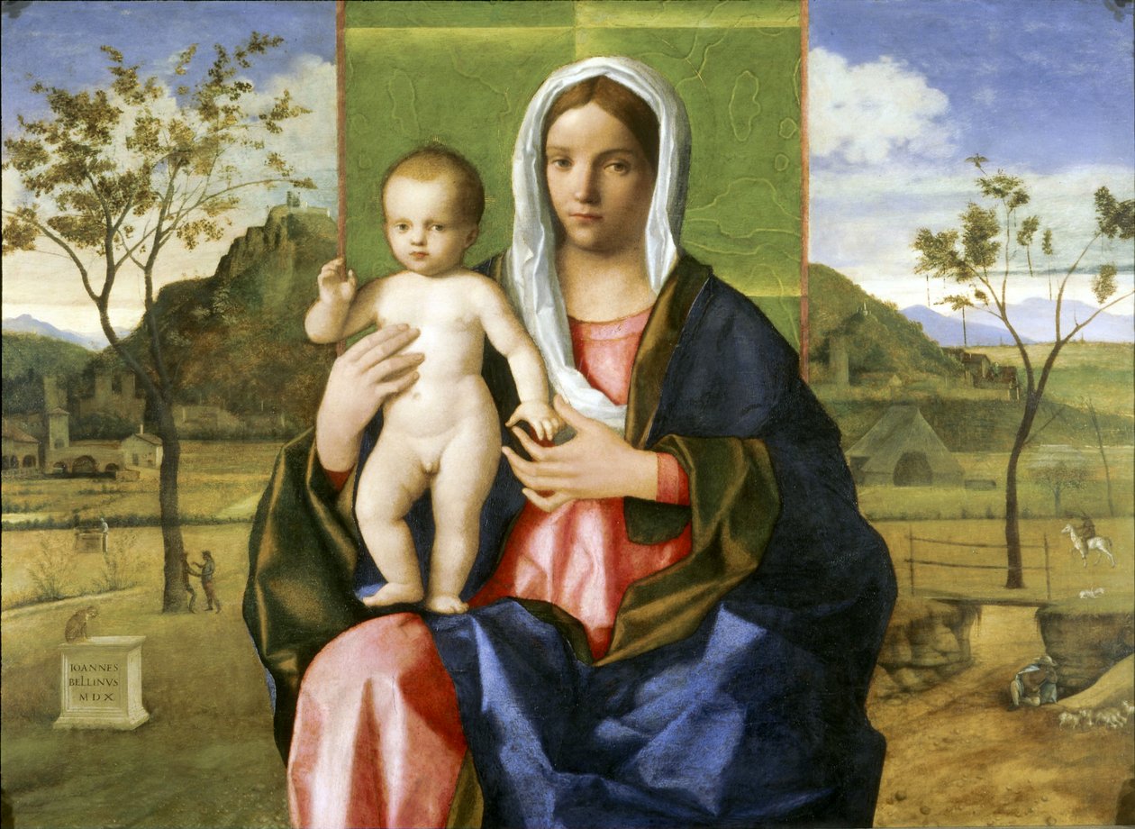Bendición de la Virgen con el Niño de Giovanni Bellini