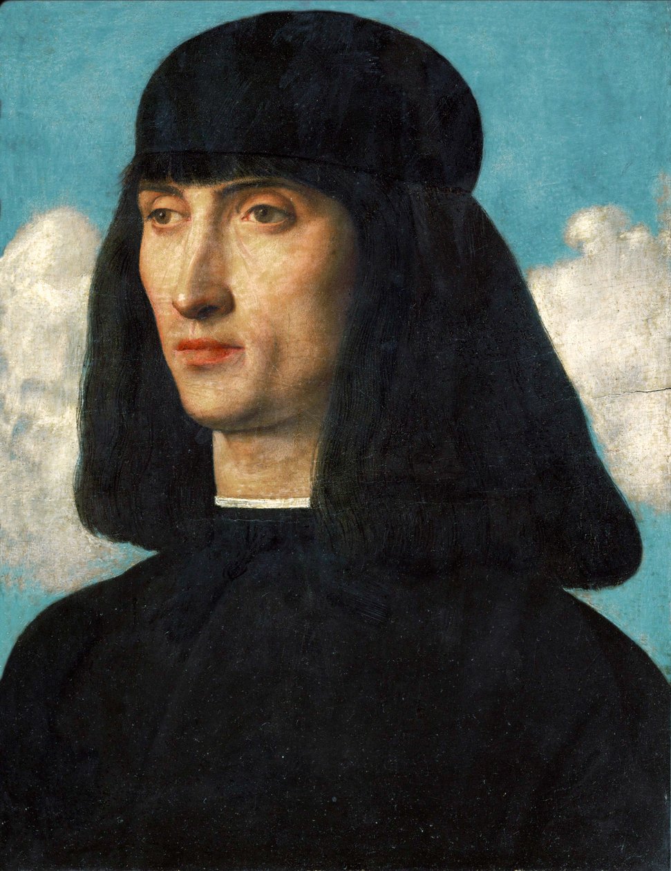Retrato de un hombre ... de Giovanni Bellini