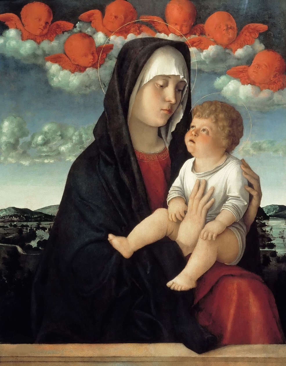 La Virgen y el niño, c. 1500 de Giovanni Bellini