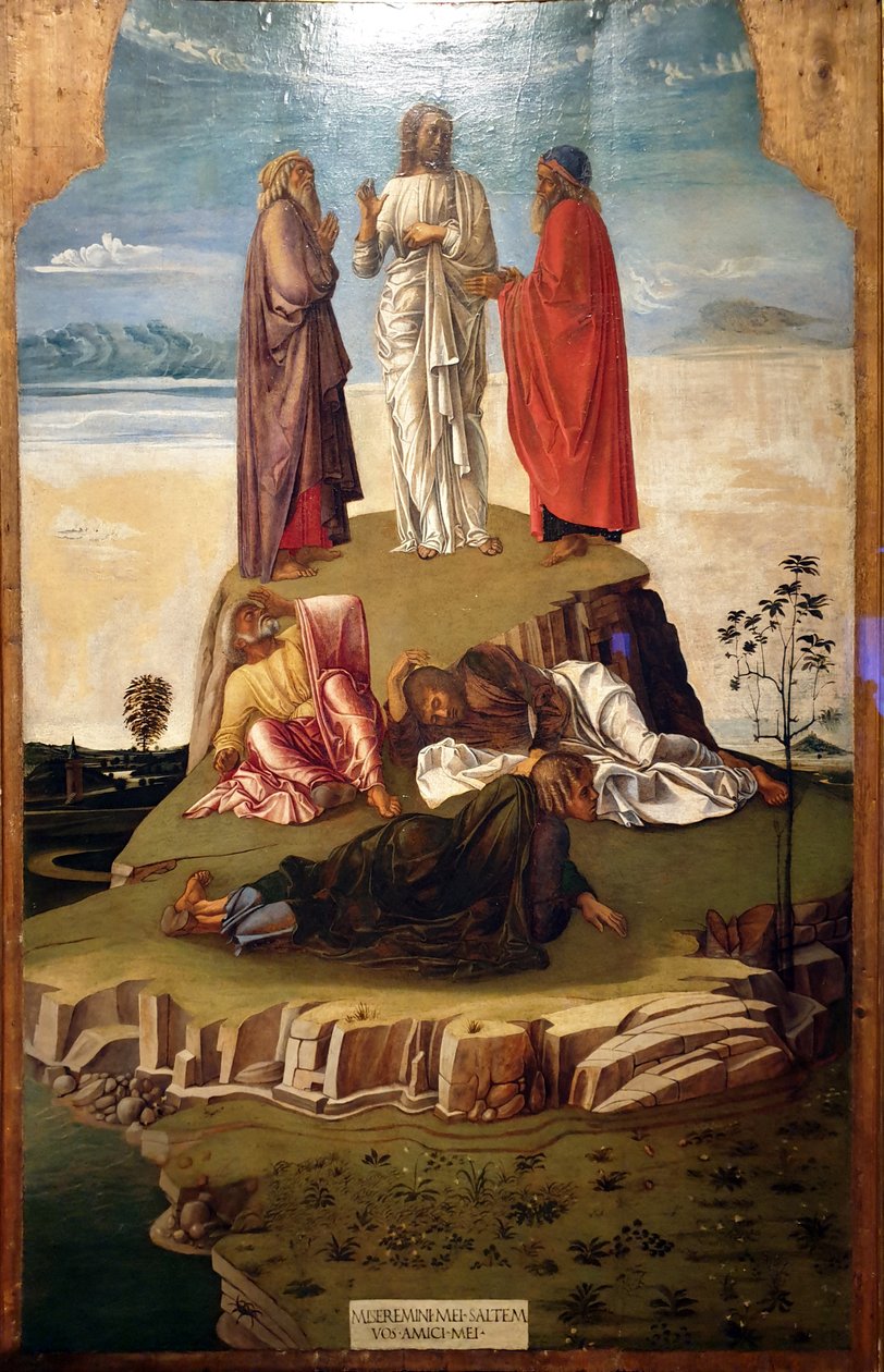 Transfiguración de Cristo de Giovanni Bellini