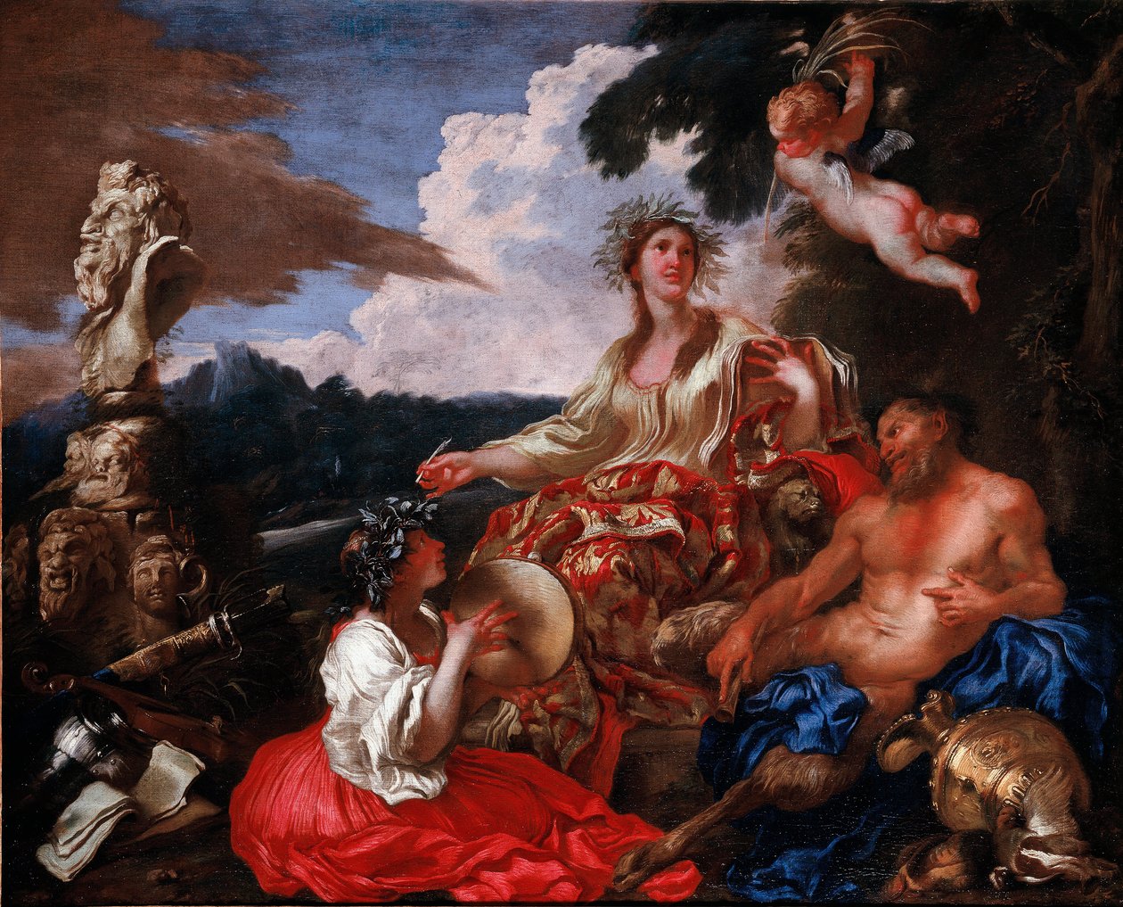 Alegoría de la música de Giovanni Benedetto Castiglione