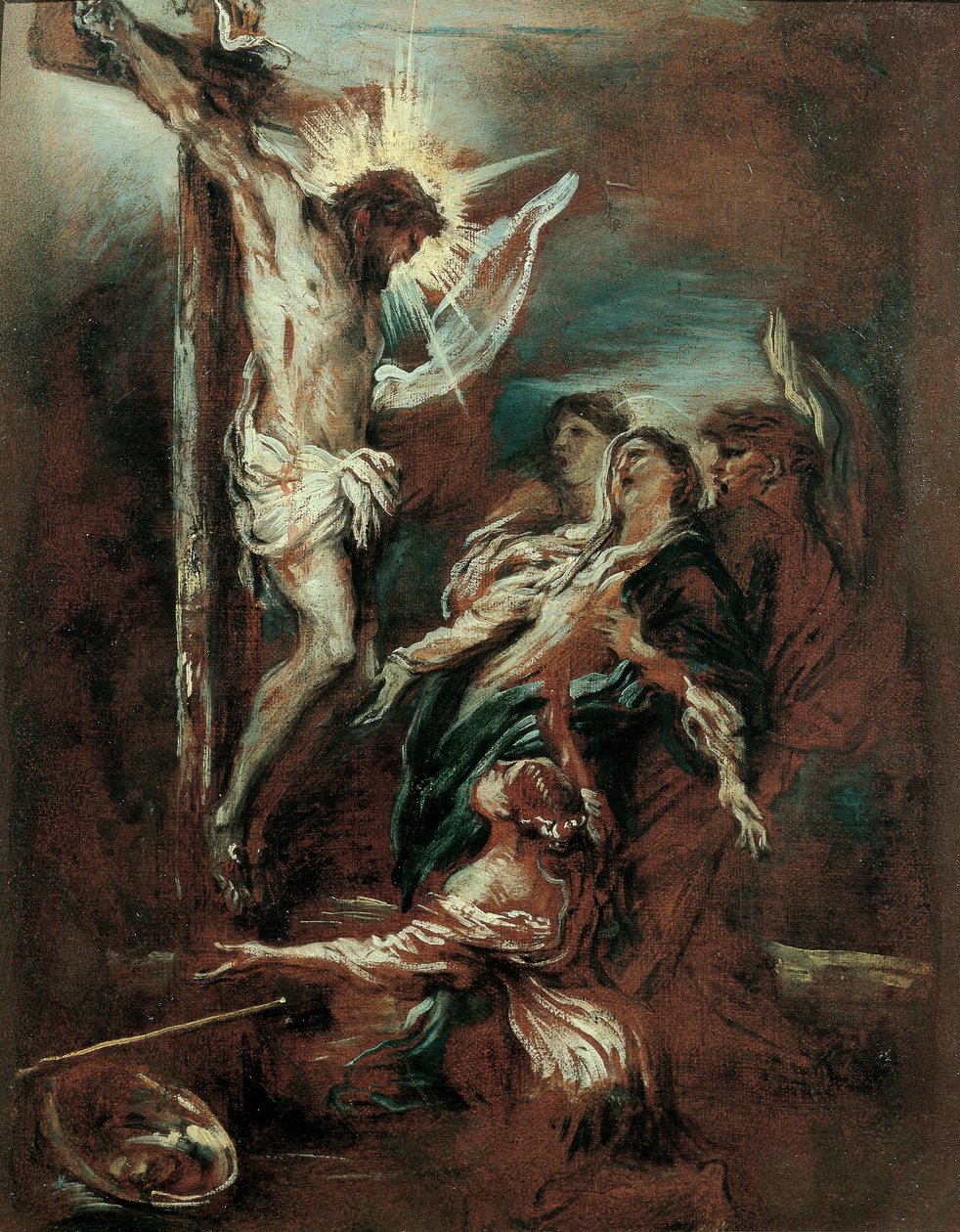 Crucifixión de Giovanni Benedetto Castiglione