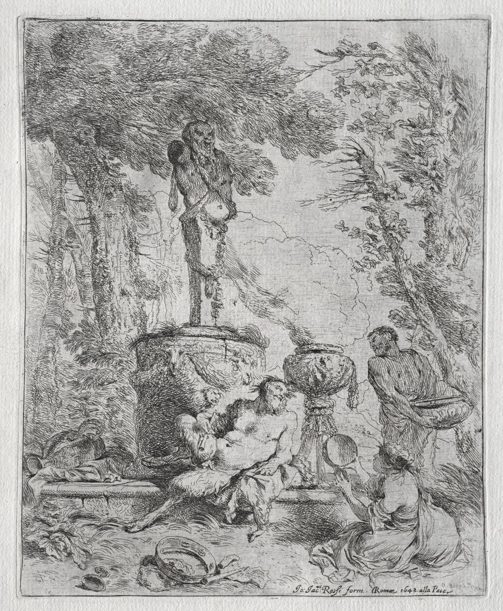 Fiesta de Pan, 1648 de Giovanni Benedetto Castiglione