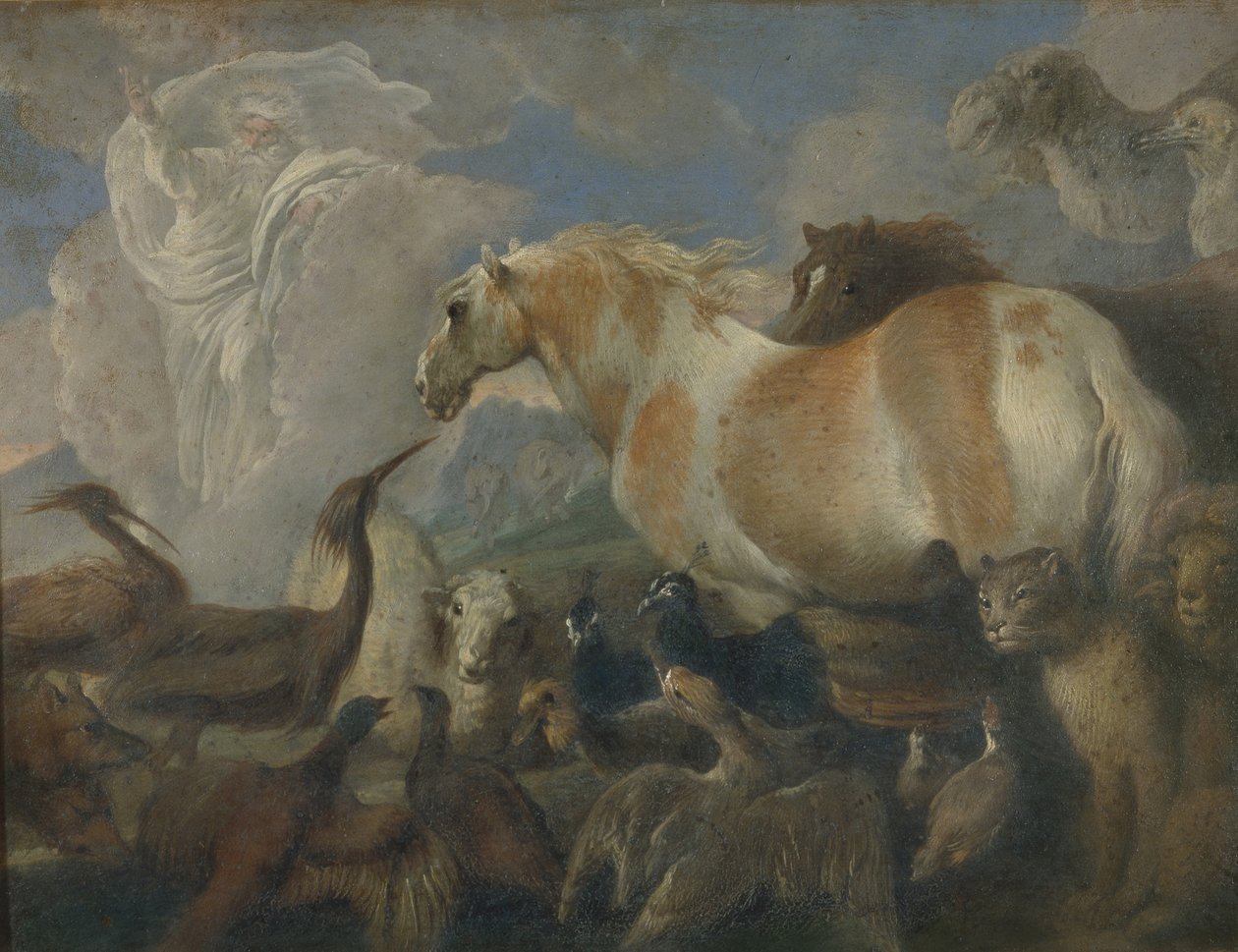 La Creación, mediados del siglo XVII de Giovanni Benedetto Castiglione