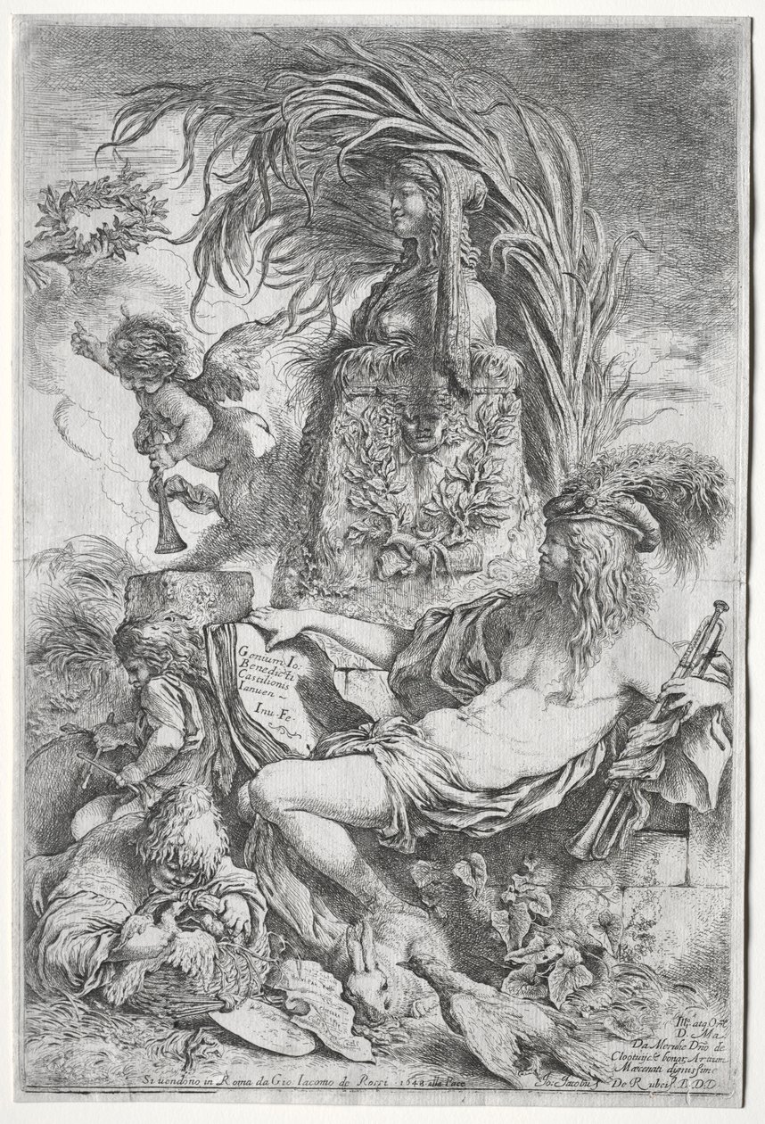 El Genio de Castiglione, 1648 de Giovanni Benedetto Castiglione