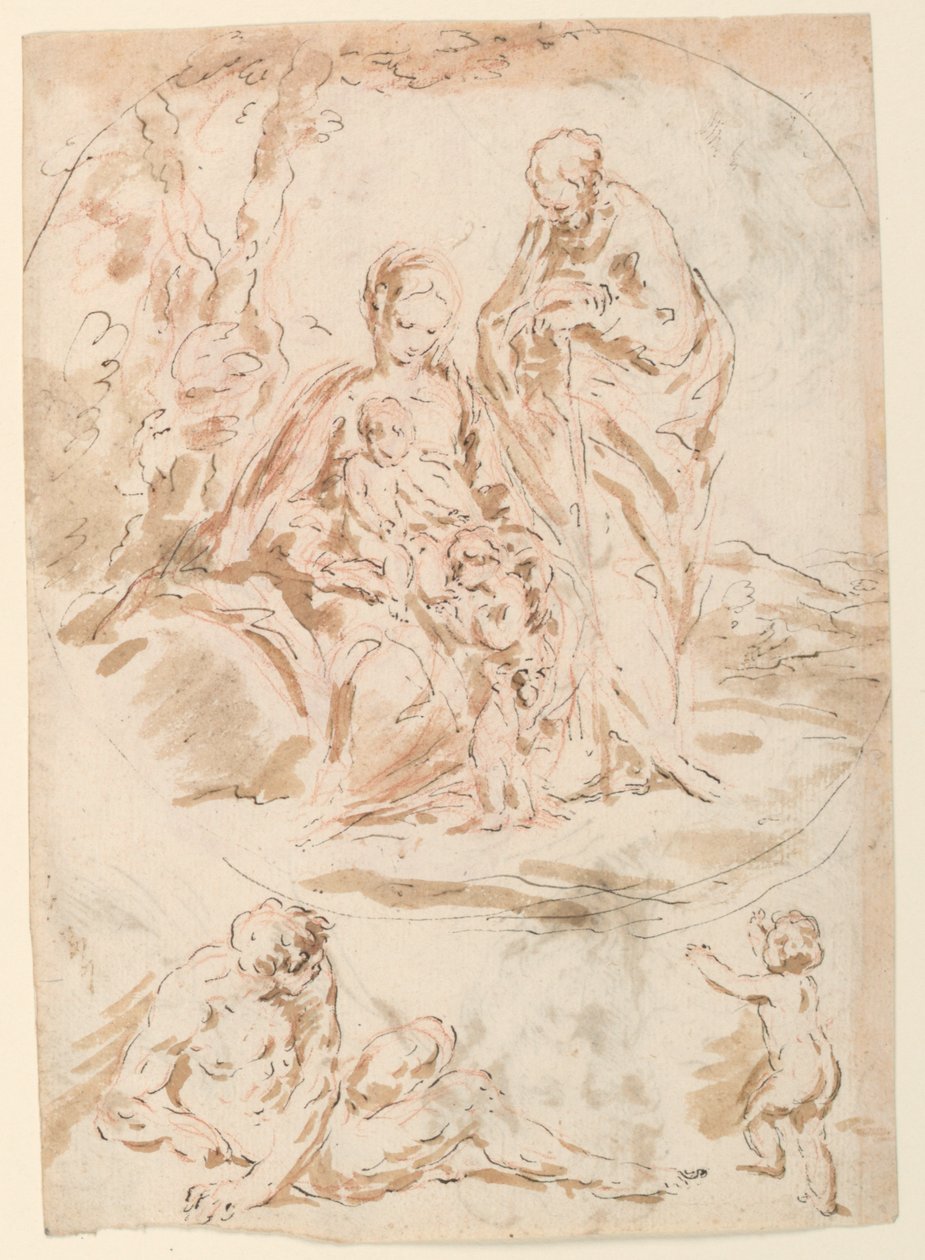 La Sagrada Familia de Giovanni Benedetto Castiglione