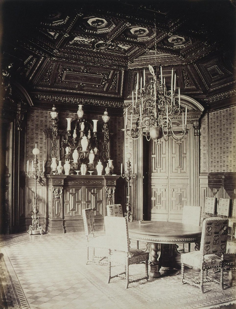 El palacio Stroganov en San Petersburgo. El comedor de Giovanni Bianchi