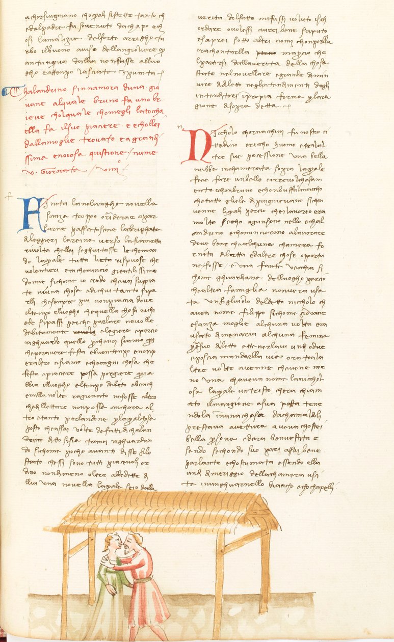 Decamerón, Un califourchon; Calandrino y Niccolessa, Noveno día, relato 5. de Giovanni Boccaccio