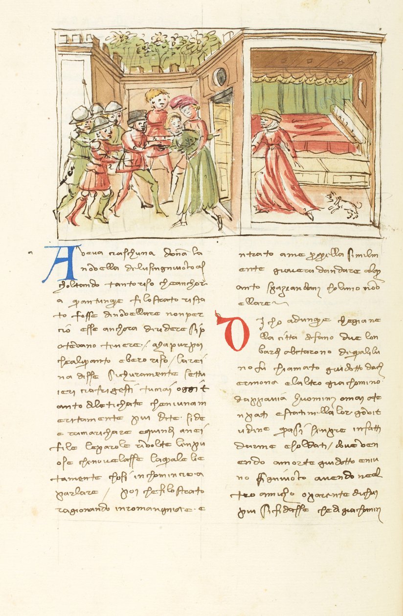 Decamerón, La pupila - Rapto de Inésa , Quinto día, relato 5. de Giovanni Boccaccio