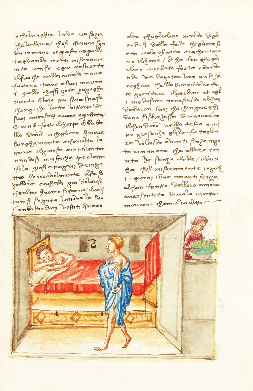 Decamerón, La alumna - El sueño de Lisabetta, Quinto día, relato 5 de Giovanni Boccaccio