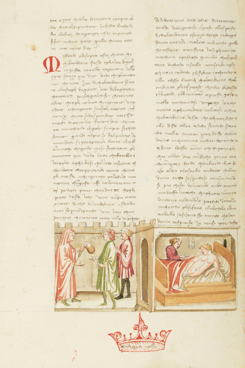 Decamerón, El enfermo imaginario - Calandrino el enfermo imaginario, Noveno día, cuento 3 de Giovanni Boccaccio