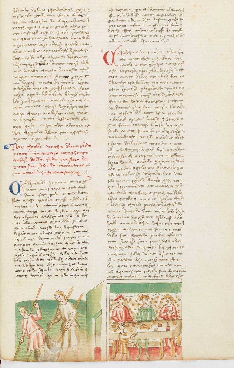 Decamerón, Las dos victorias de Carlos - Carlos I de Nápoles invitado por Neri degli Uberti , Décimo día, cuento 6. de Giovanni Boccaccio