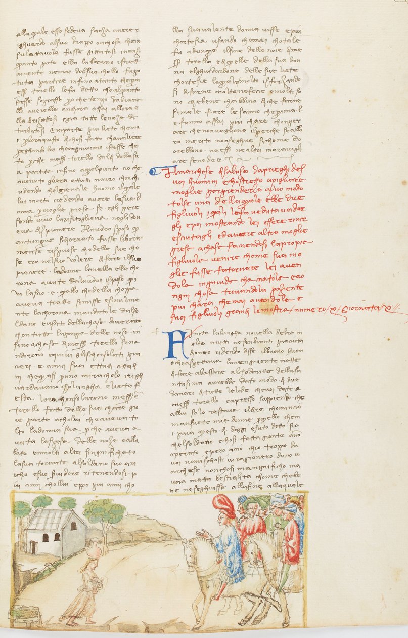 Decamerón, Fisiología del matrimonio - Gualtieri di Saluzzo va a buscar a Griselda, Décimo día, cuento 10. de Giovanni Boccaccio