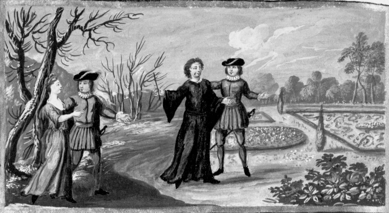 Decamerón, Un nigromante hace florecer el jardín de invierno. Décimo día, cuento 5 de Giovanni Boccaccio